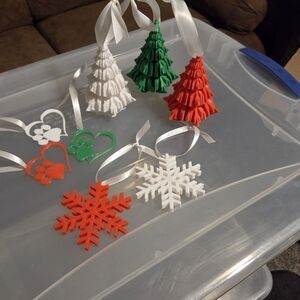 3-D Printed Christmas Ornaments